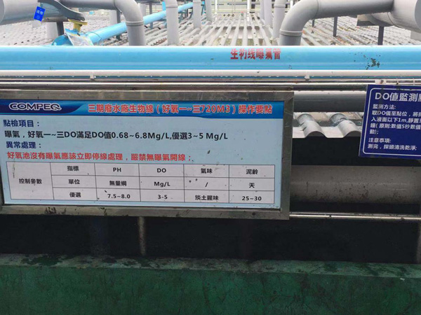 米科溶氧仪在污水处理曝气池上的应用