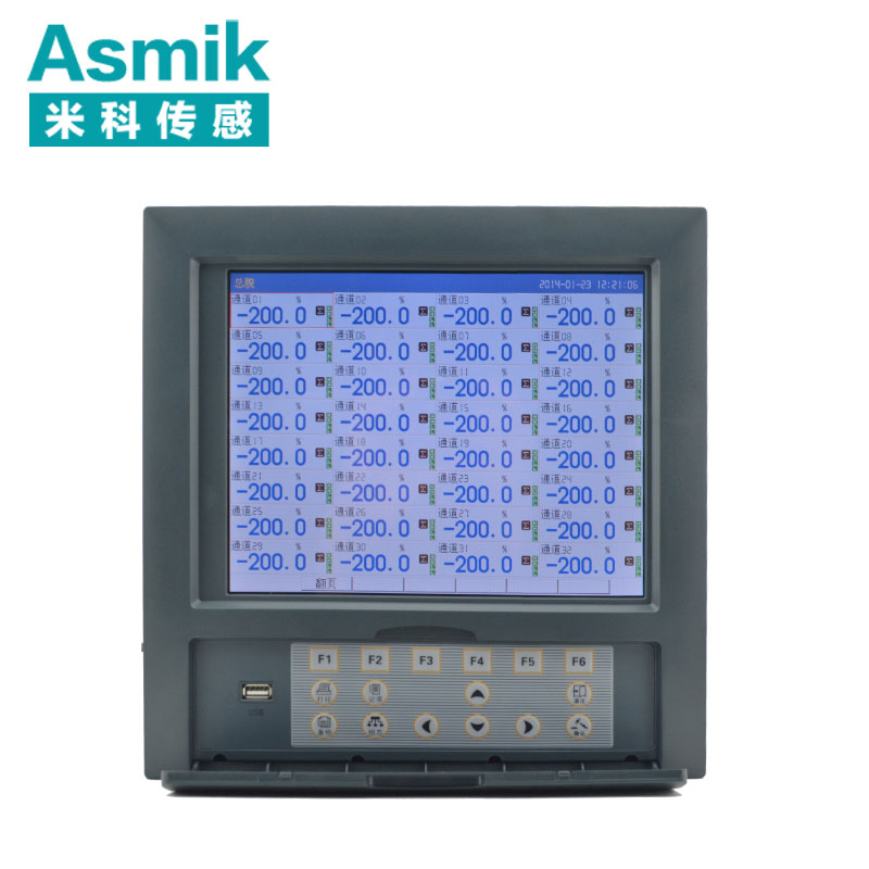 米科MIK-R8000D 1~40通道彩屏无纸记录仪