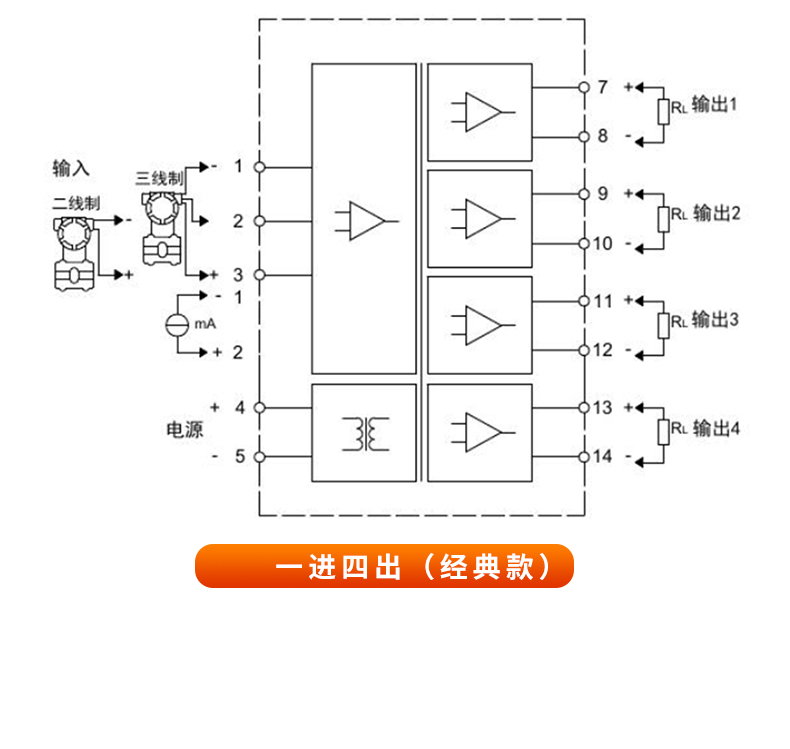 经典款MIK-602S产品接线图